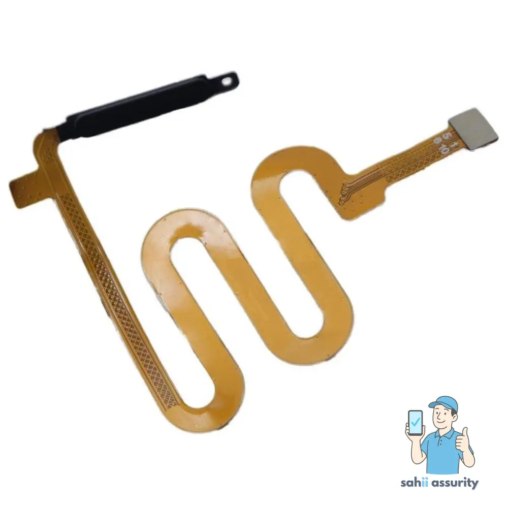 Fingerprint Sensor with Flex Cable for Infinix Note 10 Black